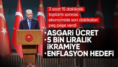 Cumhurbaşkanı Erdoğan’dan kabine sonrası açıklamalar