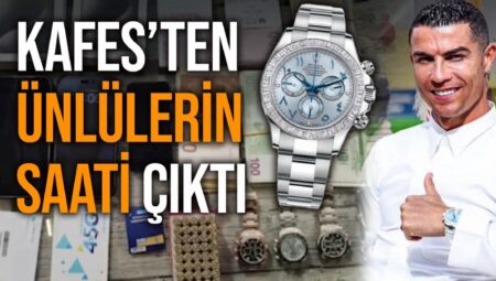 İstanbul’da yakalanan Alman çete liderinden ünlülerin saati Rolex Comograph Daytona çıktı