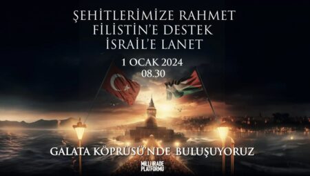 Sivil toplum kuruluşlarından tarihi çağrı: 1 Ocak sabahı tüm halkımızı Galata Köprüsü’ne bekliyoruz