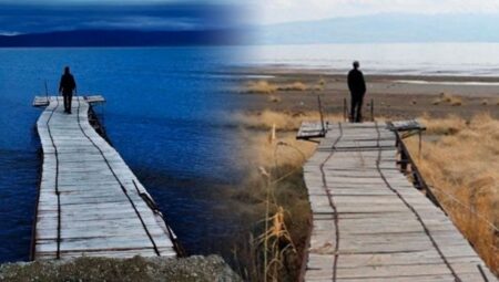 Van Gölü’ndeki Korkutan Tablo Böyle Görüntülendi! 15 Yıllık Fotoğraf