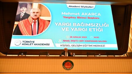 Yargıtay Başkanı’ndan adalette ‘toplumsal değer’ vurgusu