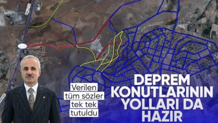 Abdulkadir Uraloğlu: Deprem konutlarının yolları hazır