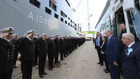 Cumhurbaşkanı Erdoğan Yeni Deniz Platformları Teslimat Töreni’nde