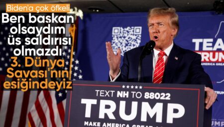 Donald Trump: Ben başkan olsaydım, üs saldırısı gerçekleşmezdi