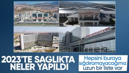 Sağlıkta 2023 raporu! 804 milyon muayene gerçekleştirildi