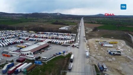 TIR Kuyrukları Edirne Hamzabeyli’yi Felç Etti!