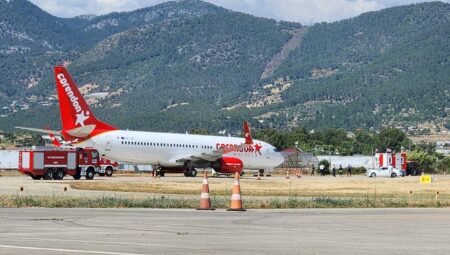 Antalya Havalimanı’nda Acil İniş: Uçak Park Yerine Çekildi!