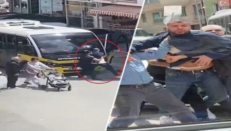 Belediye Otobüsü Camlarını Kıran Yol Verme Tartışması!