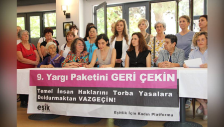 Kadınlar Yargı Paketindeki Düzenlemelere Karşı: Haklarımızı Savunmaya Devam Edeceğiz!