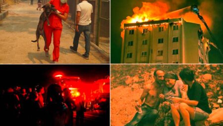 İzmir’de Yangınlarla Mücadele Devam Ediyor: Alaçatı’da Söndürüldü, Diğer İlçelerdeki Yangınlara Müdahale Sürüyor