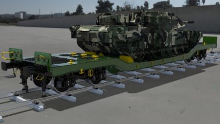 Altay tankı milli vagonlarla taşınıyor – Türkiye’nin Gururu!