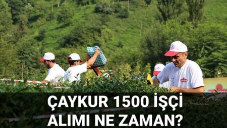 Çaykur’da İşçi Alımı İçin Başvuru Tarihleri Açıklandı! Son Durum Nedir?