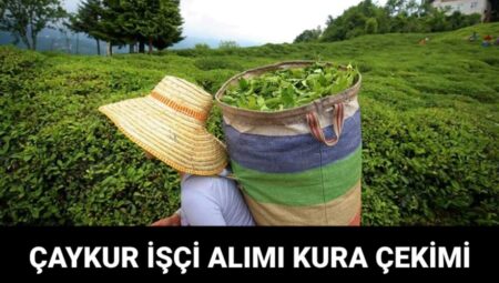 ÇAYKUR İşçi Alımı Kura Sonuçları Ne Zaman Açıklanacak? Merak Edilen Tarihler!