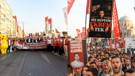 CHP Gençlik Kolları’ndan Saraçhane’de Coşkulu “Gençlik Korteji” Etkinliği