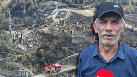 Uçan Kuşun Alevler İçinde Düştüğü An: Gözler Önünde Dehşet Anları!