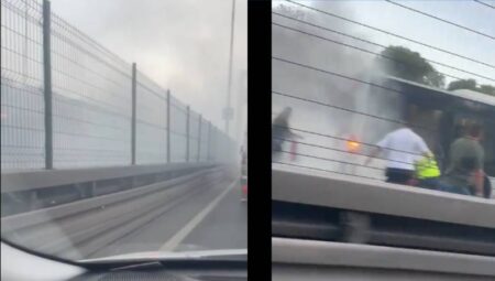İstanbul Metrobüsünde Korkutan Yangın: Yolcular Sancı İçinde!
