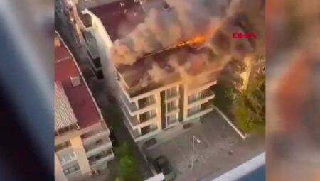 Ankara’nın Çatı Katında Korkutan Yangın Kontrol Altına Alındı!