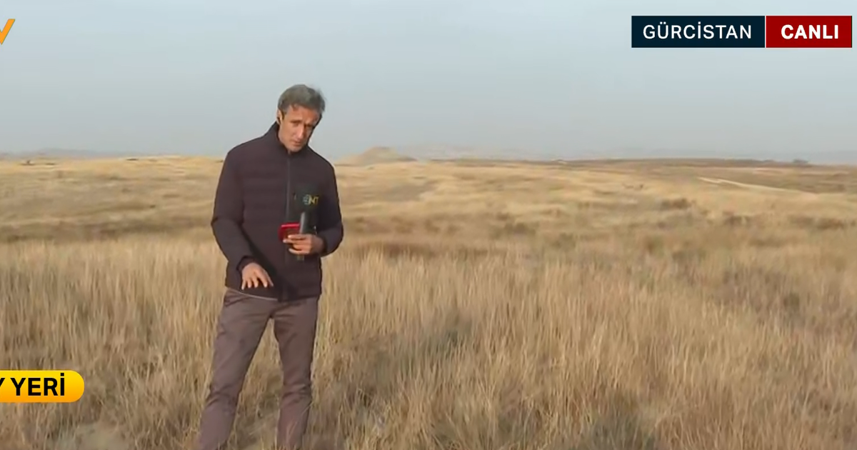 NTV Muhabirleri Gürcistan’da: Düşen Uçağın İlk Görüntüleri Ortaya Çıktı!