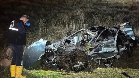 Feci Kaza: Şarampole Yuvarlanan Araçta İki Can Kaybı!