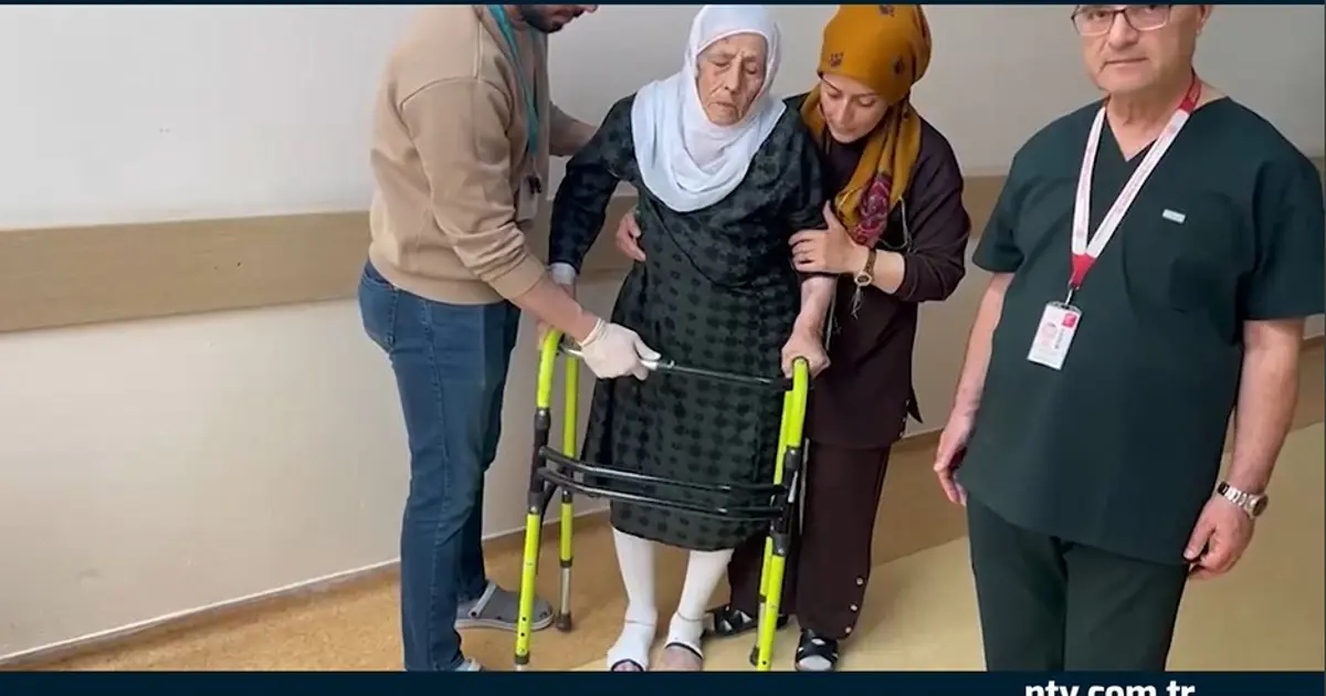 107 Yaşındaki Fatma Nine, Kalça Kırığına Rağmen İki Günde Yeniden Ayağa Kalktı!