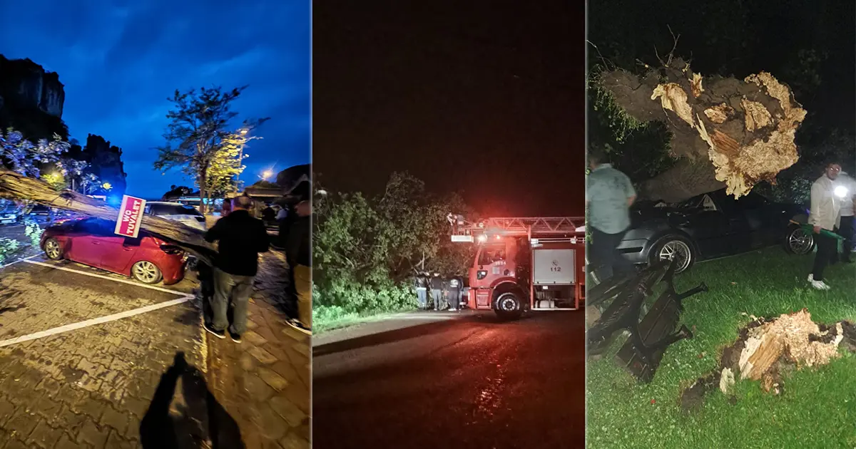 Fırtına, Şehri Hızla Sarmaladı: Yıkım ve Kaos Ortaya Çıktı!