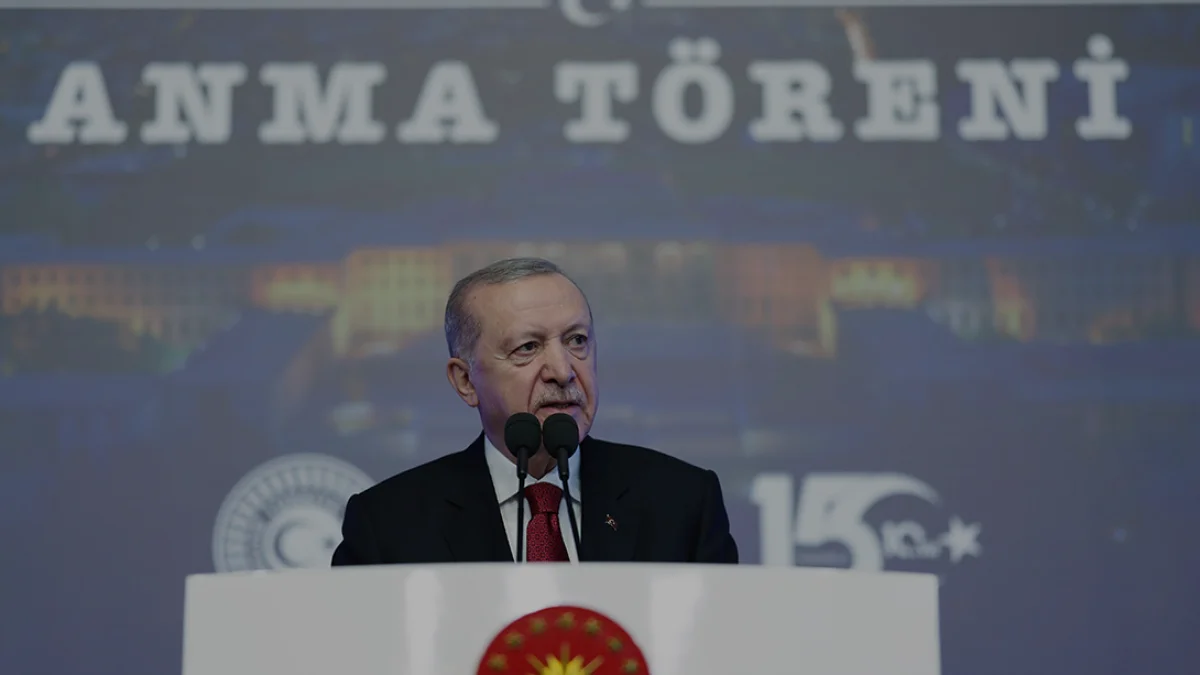 Cumhurbaşkanı Erdoğan 15 Temmuz Anma Töreninde Konuştu