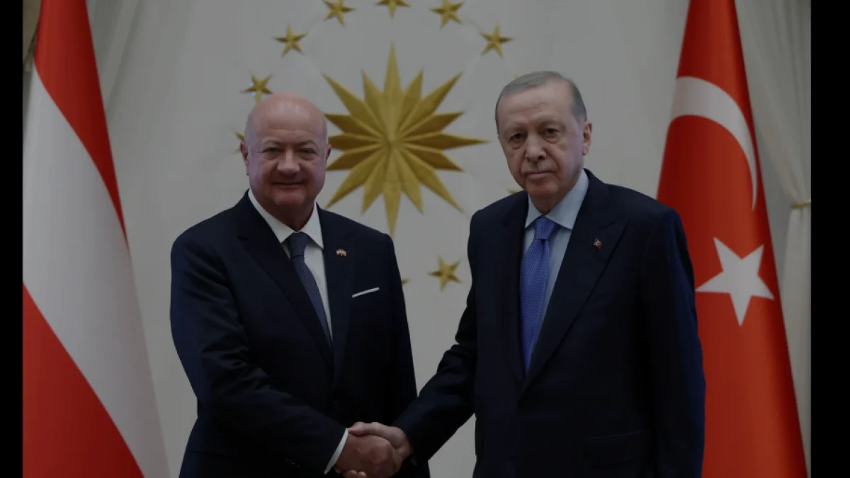 Cumhurbaşkanı Erdoğan Avusturya Başbakanı Stocker’i Külliye’de Ağırladı
