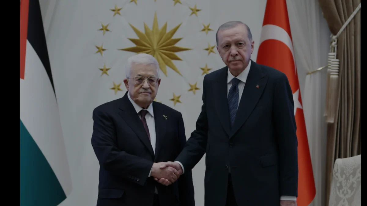 Cumhurbaşkanı Erdoğan Filistin Devlet Başkanı Abbas’ı Ağırladı