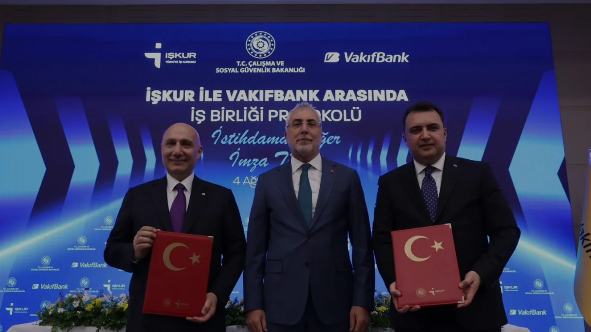 Vakıfbank ve İŞKUR arasında genç ve kadın istihdamı için iş birliği