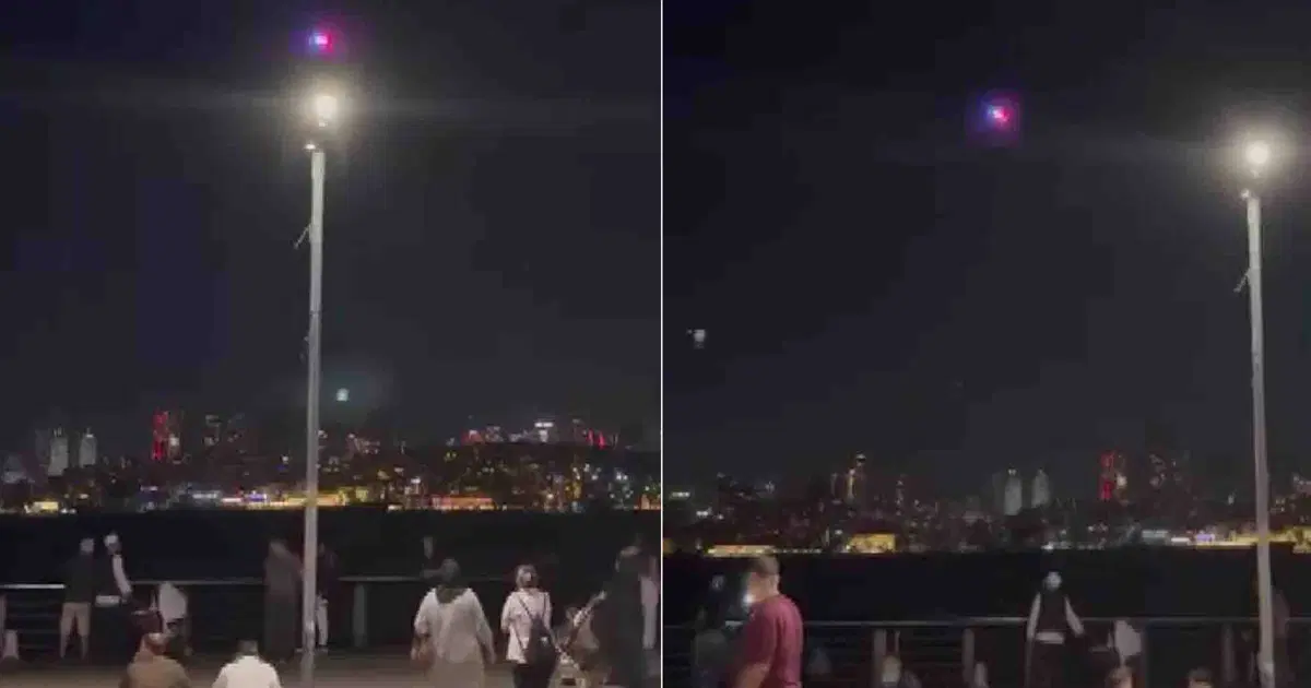 Üsküdar’da Sahilde Oturanlara Dronlu Uyarı: “Derhal Uzaklaşın!”