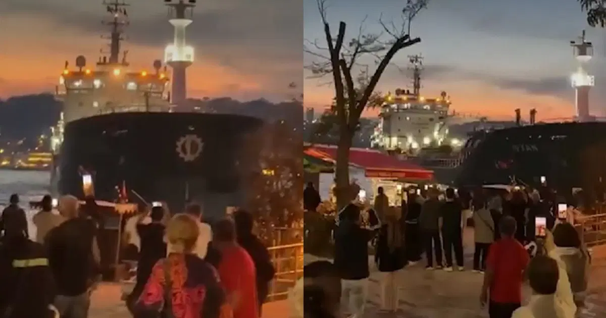 İstanbul Boğazı’nda Tehlikeli Anlar: Gemi Kıyıya Metreler Kala Durdu!